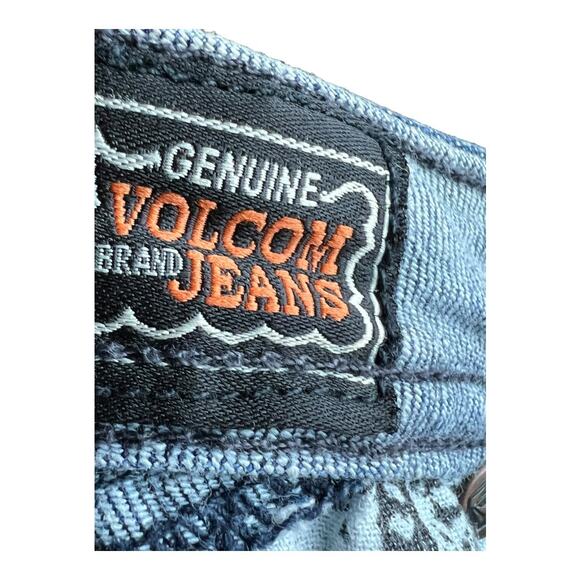 Volcom Nova Jeans Modern Straight 26 Distressed Finish Casual Everyday Trendy - Picture 6 of 10